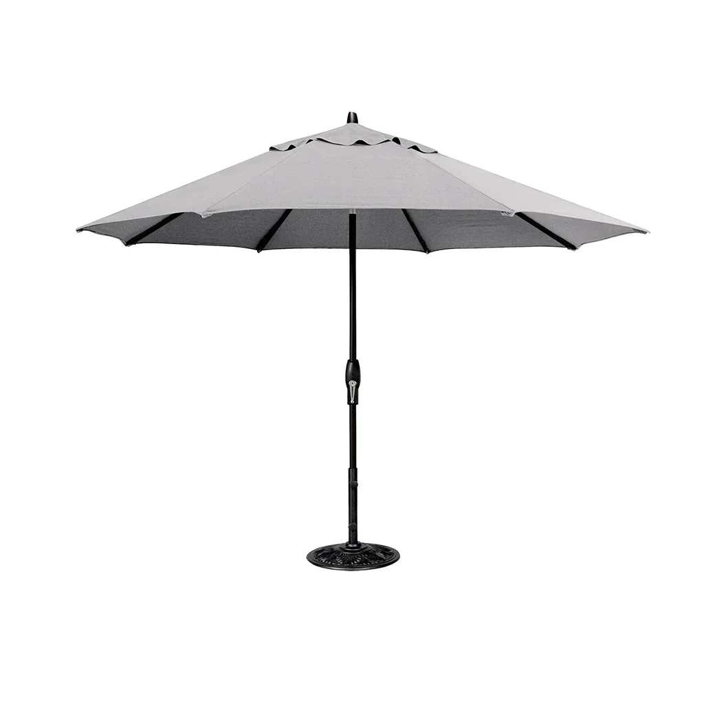 11′ Black Frame Market Umbrella – Auto-Tilt