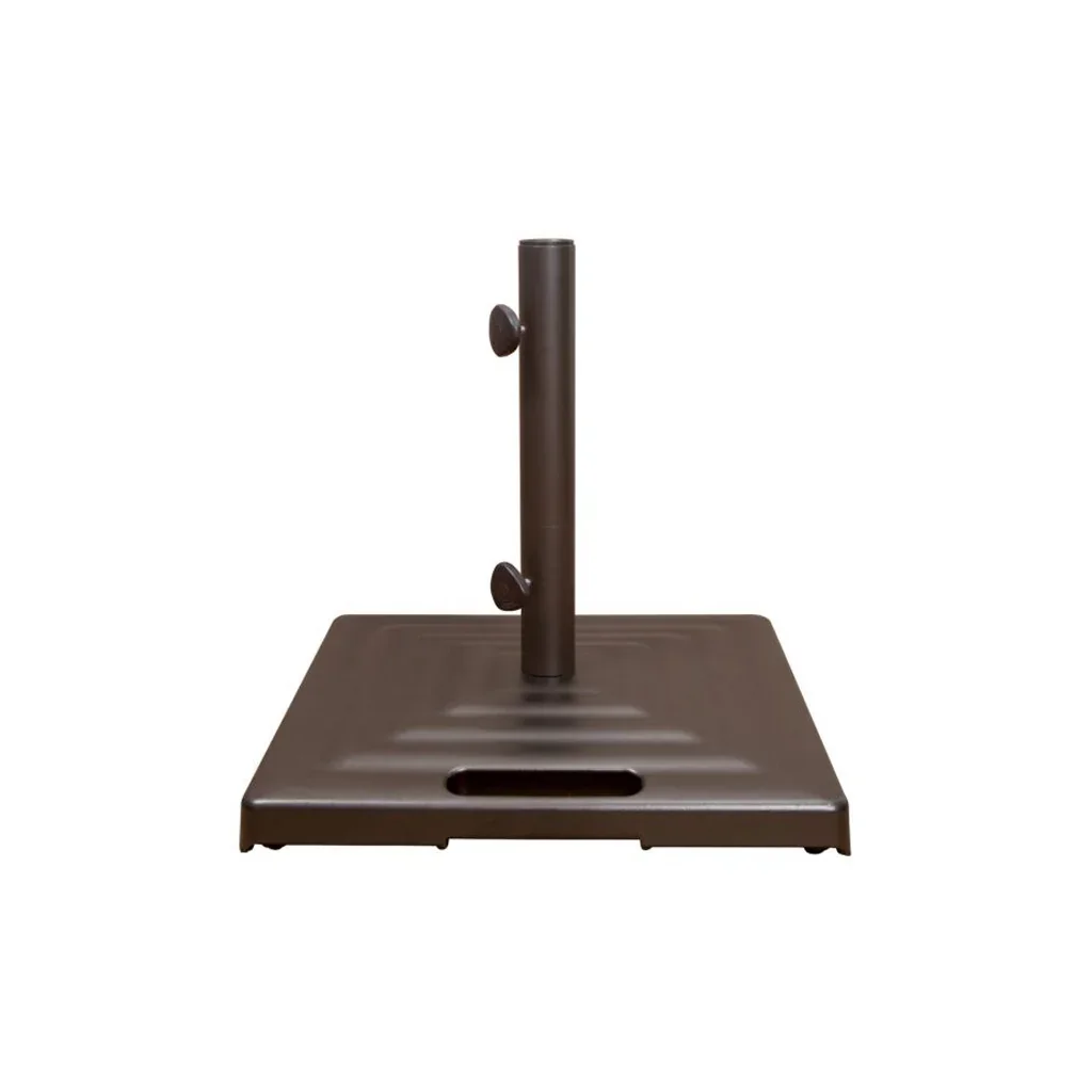 Monaco Square Umbrella Base with Wheels – Bronze