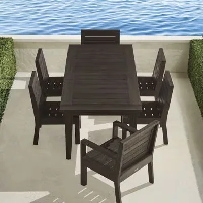 St. Kitts 7-Pc. Extendable Dining Set In Kona Teak