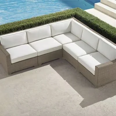 Palermo 5-Pc. Modular Set In Dove Wicker