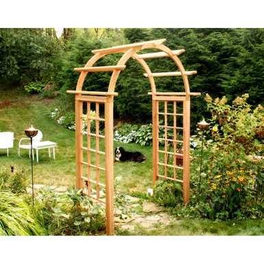 Cedar Arched Arbor